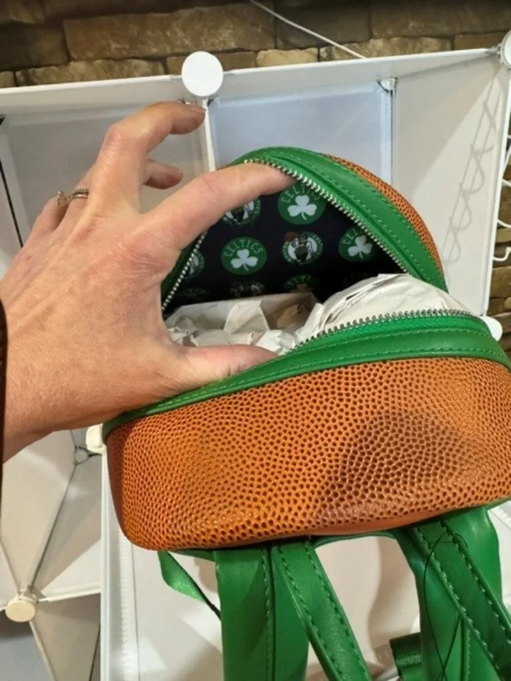 Loungefly NBA Boston Celtics Mini Backpack